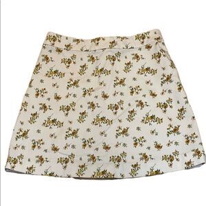 Calico Stretch Mini Skirt, Forever 21, Medium